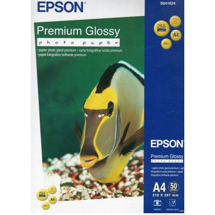 Бумага Epson глянцевая Premium Glossy, 255g/m2, A4, 50л
