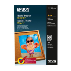 Фотопапір Epson глянцевий 200г/м кв, A4, 20л, C13S042538