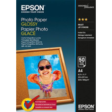 Фотопапір Epson глянцевий 200г/м кв, A4, 50л, C13S042539