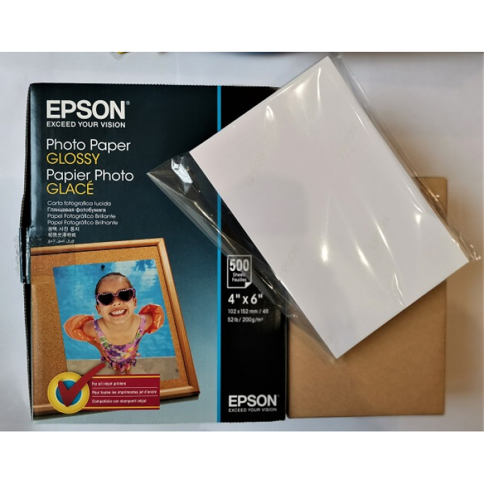 Фотобумага Epson глянцевая, 200g, 102 х 152мм, 250 листов