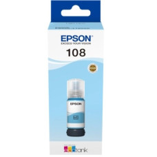Чорнила Epson 108, 70мл Light Cyan (C13T09C54A) оригінальні