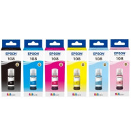 Чернила оригинальные Epson 108, комплект 70мл х 6