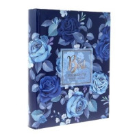Фотоальбом 10x15, на 200 фото, прошитый KD46200 FLOWER-1