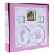 Фотоальбом 10x15 для девочки, на 200 фото, прошитый BABY pink