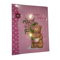 Фотоальбом на 100 фотографій 10x15, MM46100 Baby pink bear