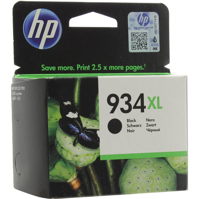 Картридж HP 934XL Black, C2P23AE повышенной емкости