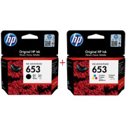 Картриджи оригинальный HP 653 Black, Color (Set653)