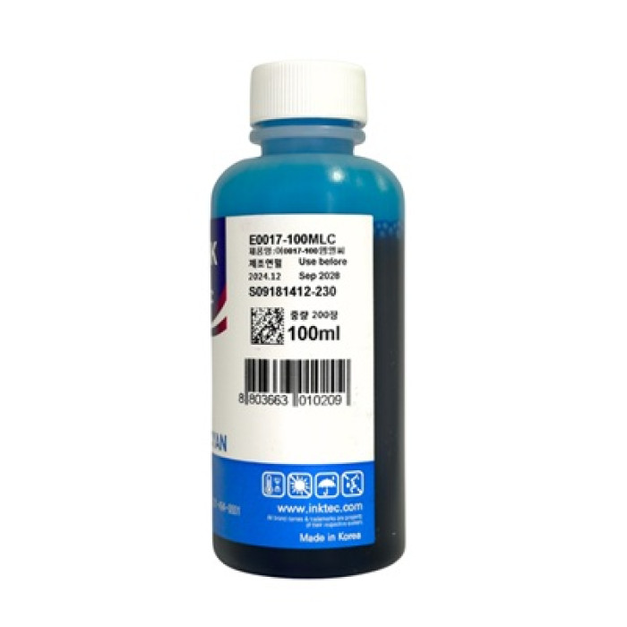 Чернила InkTec E0017-100MLC для Epson L по 100мл 