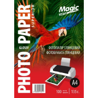 Фотопапір Мagic A4 глянець 135г, 100л. Superior