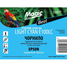 Чорнила Magic для Epson 1000мл, Light Cyan (E1LC)