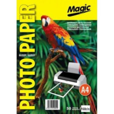 Фотопапір Мagic A4 глянець-глянець 160 г/м, 50л.