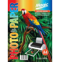 Магнитная фотобумага Мagic, глянец, А4 610 г/м², 5л.