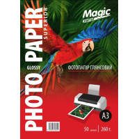 Фотопапір Мagic A3 глянцевий 260g, 50 аркушів