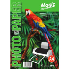 Матовая бумага для визиток Мagic А4 ткань 260 г /м², 50л 