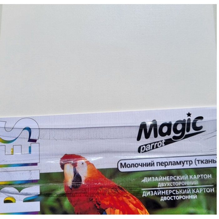 Дизайнерский папір Молочний перламутр (тканина) А4 260 г/м², 50л