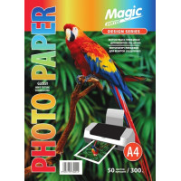 Глянцевая бумага для визиток Мagic А4 дерево 300 г/м², 50л 