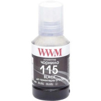 Чорнило сумісне WWM E115 Black Pigment для Epson L8160, L8180 (140г)