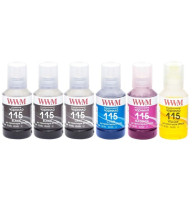 Чорнила WWM E115 для Epson EcoTank L8160, L8180, комплект 6х140г (E115SET6-2) Чорнила WWM E115 для Epson EcoTank L8160, L8180, комплект 6х140г (E115SET6-2)
