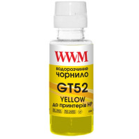 Чорнила WWM для HP GT52, 100г Yellow водорозчинне H52Y
