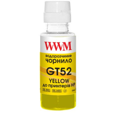 Чорнила WWM для HP GT52, 100г Yellow водорозчинне H52Y Чорнила WWM для HP GT52, 100г Yellow водорозчинне H52Y