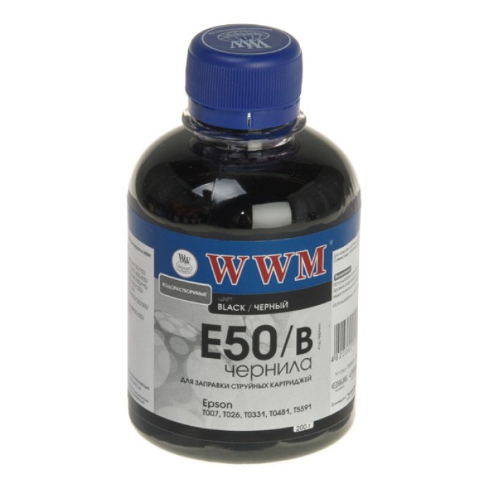 Чернила wwm E50 для Epson, Black (E50/B)