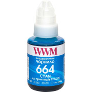 Чернила WWM 664 для Epson, 140г Cyan (E664C)