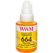 Чернила WWM 664 для Epson, 140г Yellow, (E664Y)