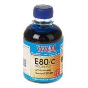Чорнила WWM E80 для Epson, 200г Cyan світлостійкі