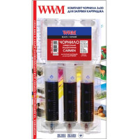 Заправний набір WWM CARMEN для Canon (3 x 20мл) Black