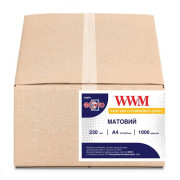 Фотобумага WWM, матовая 230g/m2, A4, 1000л (M230.1000)