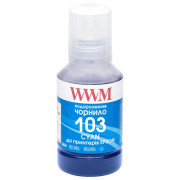 Чорнила WWM 103 для Epson, безконтактні 140г Cyan (E103C)
