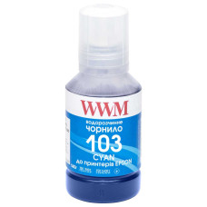 Чернила WWM 103 для Epson, бесконтактные 140г Cyan (E103C)