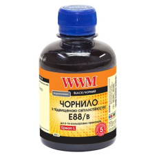 Чернила WWM E88 аналог Epson 108, 200г Black с повышенной светостойкостью