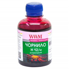 Чорнила WWM H12 для HP 10, 11, 82, 88 200г Magenta (H12/M)