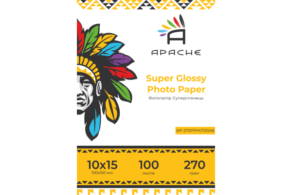 В продажу поступила суперглянцевая, сатиновая фотобумага APACHE 10Х15