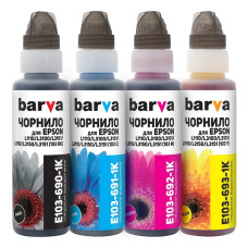 Чорнила Barva для Epson, аналог 103 OneKey, 4х100 мл