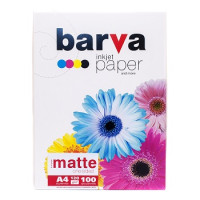 Фотопапір матовий А4 120 г/м2, 100л BARVA Original
