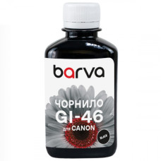 Чернила GI-46 BK для Canon совместимые 180 мл, пигментные, черные Barva (CGI46-907)