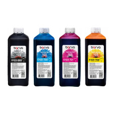Чорнила Barva для Epson, аналог 103 комплект (4 x 1000ml) 