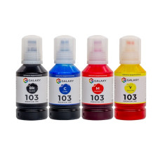 Чорнила 103 Epson сумісні, комплект 4x140ml GALAXY (GAL-E103-4x140)