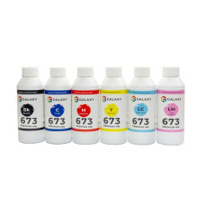 Чорнила 673 Epson сумісні, комплект 6x500 ml GALAXY (GAL-E673-6x500)