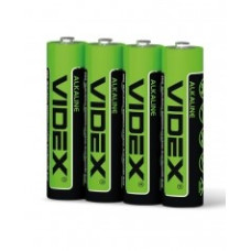 Батарейка лужна Videx LR03, AAA 4шт Videx 