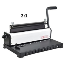 Біндер на металеву пружину крок 2:1 WireStarter 23, 10 арк., 220 аркушів Біндер на металеву пружину крок 2:1 WireStarter 23, 10 арк., 220 аркушів