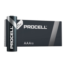 Батарейки DURACELL PROCELL Industrial PRO Alkaline LR03 AAA 10 штук