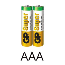 Батарейки GP Super Alkaline LR03 AAA 2 штуки лужна (оригінал)
