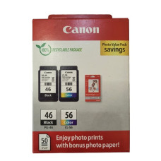 Картриджи Canon PG-46, CL-56 c бумагой GP-501 50 листов