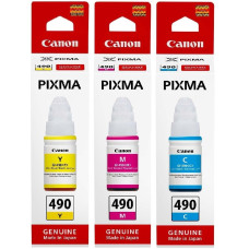 Чорнила Canon GI-490 (70мл х 3) C, M, Y оригінальні