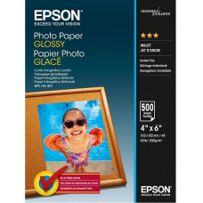 Фотопапір Epson глянцевий, 200g, 102 х 152мм, 500 листів (C13S042549)