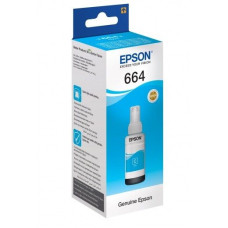 Чернила Epson 664, Cyan (C13T66424A) оригинал