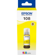 Чернила Epson 108, 70мл Yellow (C13T09C44A) оригинальные